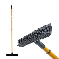 Rubber Wonderbroom: Multi-Purpose Telescopic Broom with Squeegee (1)