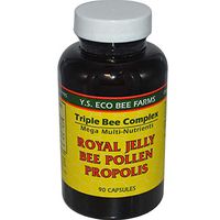 Triple Bee Complex Royal Jelly, Bee Pollen Propolis (90 Capsules)