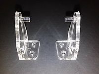 24 Brackets, (12-pair) : 1" Mini Blind Hold Down : Great for Home or RV