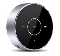 A6 Mini Bluetooth Speakers with 4.2 Touch Full Screen Portable Wireless LED Touch Design Microphone and TF Card for iPhone,iPad, PC,Cellphone,Computer,Desktop,Outdoor Sport (Siliver)