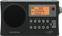 Sangean PR-D4W AM/FM Weather Alert Portable Radio with Bandwidth Narrowing, AM Auto Tracking