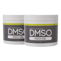 DMSO Dimethyl Sulfoxide"2 Jar Special" of 4oz DMSO Gel BPA Free Container 99.995% Non Diluted, No Odor Pharma Grade