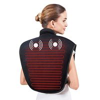 Heating Pads for Neck and Shoulders - Heat Wrap with Adjustable Heated Levels & Vibration Massage for Neck and Shoulder Back Pain Relief, with Auto Shut Off