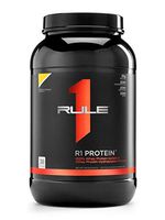 R1 Protein Whey Isolate/Hydrolysate, Rule 1 Proteins (38 Servings, Frozen Banana)