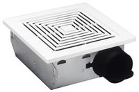 Broan-NuTone 688 Ceiling and Wall Ventilation Fan, 50 CFM 4.0 Sones, White Plastic Grille