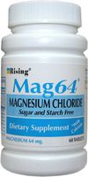 Wonder Laboratories 60 Count, Rising Mag64 Magnesium Chloride with Calcium Tablets