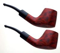 2 x Large Stromboli Volcano Tobacco Pipes