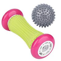 Foot Massage Roller, Muscle Roller Stick Spiky Balls for Plantar Fasciitis Wrists and Forearms Exercise Roller Hand Foot Relaxation Massage Ball Relieve Pain Trigger Point