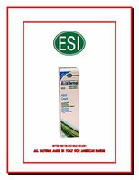 ESI Aloe Dermal 100% Natural Hand Cream Imported from Italy for Americans Hands When You Buy Directly from Importer You Save $$$!