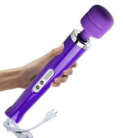 Tucker Cordless Wand Massager With 20 Vibration Patterns, Premium Therapeutic Personal Magic Handheld Massager, Relieve Shoulder and Neck Pain and Exercise Recovery - Purple