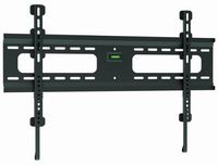 Ultra-Slim Black Flat/Fixed Wall Mount Bracket for Hitachi LE46S605 46" inch LED/LCD HDTV TV/Television - Low Profile
