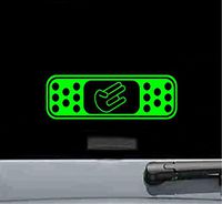 Shocker Bandage Vinyl Decal Sticker (LIME GREEN)