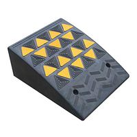 Quisilife Rubber Ramp Rubber Road Along The Slope Triangle Step Door Sill Pad Slope Pad Car On The Step Pad (Color : Black, Size : 50x40x19cm)