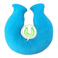 Classic Rubber Hot Water Bottle for Therapy for Neck, Blue