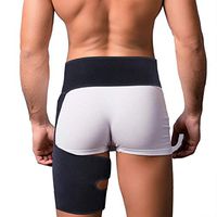 2U2O Hip Brace, Compression Support for Sciatica Nerve Pain Relief, Thigh, Hamstring, Quadriceps, Joints, Arthritis, Groin Wrap for Pulled Muscles, Flexor Strains, Injury Strap, SI Belt for Men Women