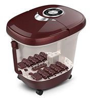 WLIXZ All in One Portable Foot Spa Bath Massager, Motorized Rolling Massage Heat, Digital Temperature Control