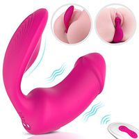Hands Free Silicone Pleasure Toy Clitóriàl Stimulàtor Women Couple S(ex Toys for Female Didó Vibràntor for Women Couple Large Beat Wànds for Woman Vibràntor -Vibràtion-Waterproof-Neck