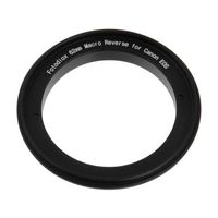 Fotodiox 62mm Macro Reverse Mount Adapter for Canon EOS 1D, 1DS, Mark II, III, IV, 1DC, 1DX, D30, D60, 10D, 20D, 20DA, 30D, 40D, 50D, 60D, 60DA, 5D, Mark II, Mark III, 7D, Rebel XT, XTi, XSi, T1, T1i, T2i, T3, T3i, T4, T4i, C300, C500