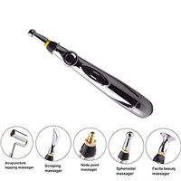 Acupuncture Pen,5-in-1 Acupuncture Pen Energy Acupuncture Pen with 5 Massage Head,Electronic Acupuncture Pen Energy Pen Relief Pain Tools