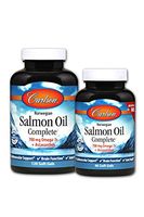 Carlson - Salmon Oil Complete, 700 mg Omega-3s + Astaxanthin, Norwegian, Heart, Brain & Joint Health, 120+60 Softgels