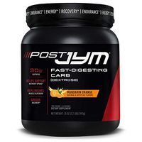 Post JYM Fast-Digesting Carb - Post-Workout Recovery Pure Dextrose | JYM Supplement Science | Mandarin Orange Flavor, 30 Servings