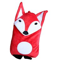 1L Hot Water Bottle Classic Premium Hot Rubber Bag with Soft Cover (Fox)
