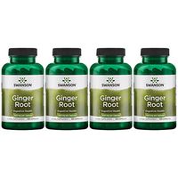 Swanson Ginger Root 540 mg 100 Caps 4 Pack