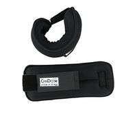CanDo 10-3384-2 Weight Straps, 5 lb. Set, Black (Pack of 2)