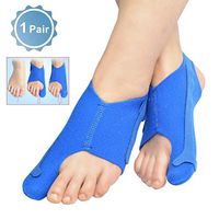 Bunion Corrector Big Toe Splint Brace Toe Straighteners Separator Day and Night Relief for Bunion Pain Hallux Valgus, Overlapping Toe, Turf Toe,Blue