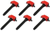 MSD 82736 Coils, Red, Chrysler V6 '11-'16, 6-Pack