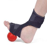LMEIL Plantar Fasciitis Foot Splint,Plantar Fasciitis Dorsal Night Splint with Spiky Ball for Heel Pain Relief, Injury Recovery, Sprain Ankle Wrap for Men, Women