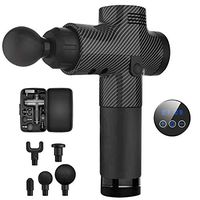 [2020 Upgrade] Massage Gun Deep Tissue Percussion Muscle Massager for Pain Relief, Handheld Electric Body Massager Sports Drill Portable Super Quiet Brushless Motor