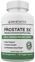 Tera Herbs Prostate Support & Prostate Supplement for the symptoms of an Enlarged Prostate, Frequent Urination, Urgency and Weak Stream (90 Capsules)
