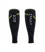 Brooks Fanatic Compression Calf Sleeve (Black/Nightlife, X-Large)