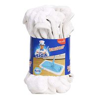 MR.SIGA Large Surface Mop Microfiber Refills, Size 15.3" x 8.3" 39 x 21cm - Pack of 3