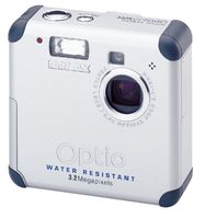 Pentax Optio 33WR 3.2MP All-Weather Digital Camera with 3x Optical Zoom