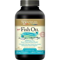 Spectrum Essentials Fish Oil With Vitamin D 3x 250 Sgel