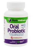 Oral Probiotic Supplement with BLIS K12 4 Billion CFU - Doctor Formulated 30 Day Supply Bottle for Bad Breath, Strep, Cavities, Gum and Oral and Dental Health - Sugar Free - USA Made