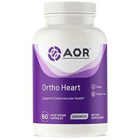 AOR, Ortho Heart, Natural Supplement to Promote Cardiovascular Health, with Garlic Extract and L-theanine, Vegan, 60 Capsules (60 Servings)