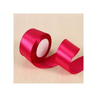 White Pink Black Blue Red Green Purple Yellow Satin Ribbons Christmas Halloween Wedding Birthday Party Gift Box Wrapping Ribbons,Deep Fushia,25Mm