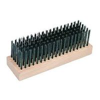 HUB City Industries 51 Wire Brushes, 8" Wood, Block, 1" Trim, 6" x 19" Bristles
