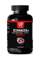 Immune Support Booster - Echinacea & Goldenseal Root 300MG - goldenseal Root Capsules - 1 Bottle (100 Capsules)
