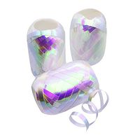Forum Novelties Curling Ribbon Eggs Iridescent White 98030IRW