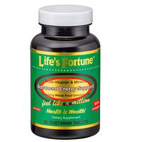 Life's Fortune Multivitamin & Mineral 90 Tablets, All Natural Energy Source Supplying Whole Food Concentrates, Antioxidants, Amino Acids, Enzymes, Trace Minerals & All Daily Essential Vitamins