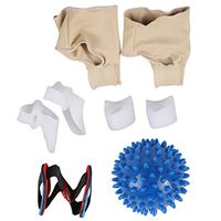 ROSENICE Bunion Relief Kit Toe Separator Big Toe Straightener and Bunion Protector Sleeve Set 5PCS