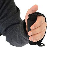 Sammons Preston Universal Holder Strap for Elderly, Hand Cuff with Pocket for Holding Cutlery, Pens, Toothbrushes, Daily Living Tools, Adjustable Velcro Implement Holder for Weak Grip and Arthritis