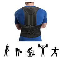 Back Brace Support Belt - Helps Men & Women Relieve Lower Back Pain with Sciatica, Scoliosis, Herniated Disc or Degenerative Disc Disease (M)