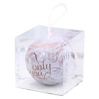 Ruipunuosi Metal Empty Tins Round Marble Pattern Tinplate Wedding Candy Gift Box DIY Candle Jars Cans Wedding Party Holiday Decoration