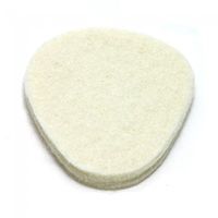 100 Pack, Felt Metatarsal Cushions, 1/4" Adhesive Felt Ball of Foot Pad from Atlas Biomechanics