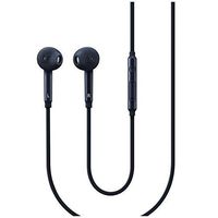 New Black OEM Samsung 3.5mm PREMIUM SOUND/ Stereo Earbud Headphones for Galaxy S5 S6 S6 Edge + Note 4 5 EO-EG920BB - Comes with extra Eargels!!! (Renewed)